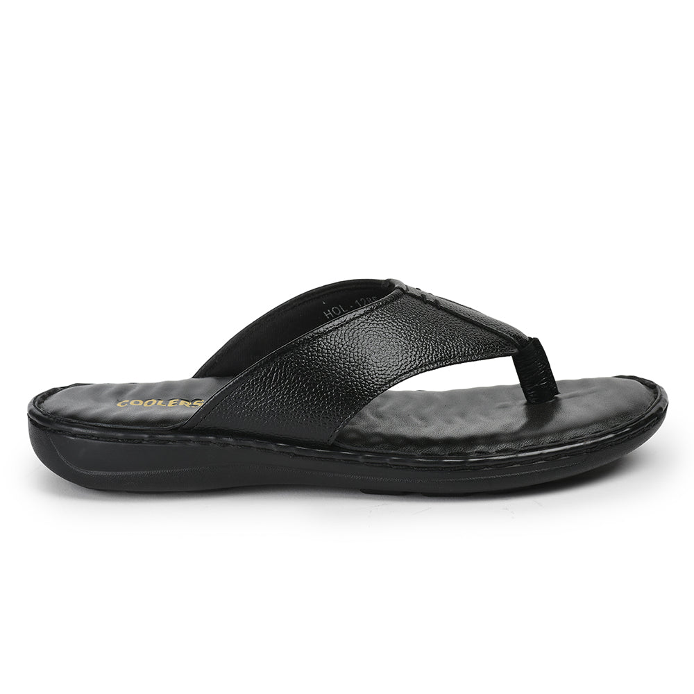 Coolers By Liberty Men HOL-128E Black Casual Slipper