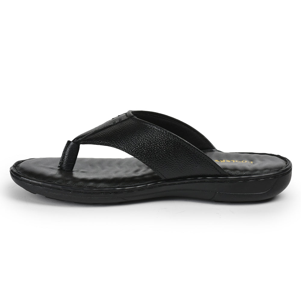 Coolers By Liberty Men HOL-128E Black Casual Slipper