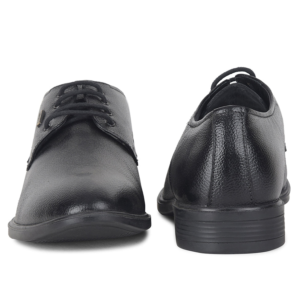 Fortune by Liberty Men LOM-65 Black Formal Lacing Derby Shoes