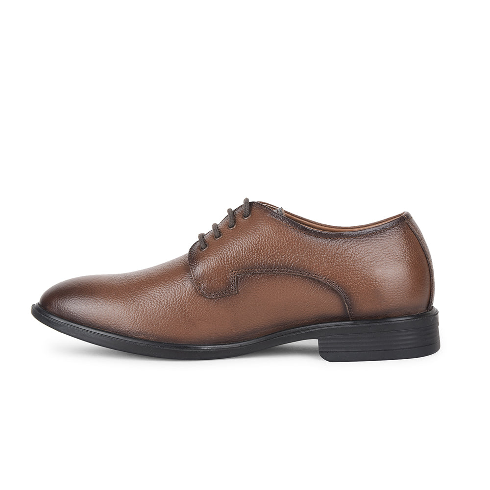 Fortune by Liberty Men LOM-65 Tan Formal Lacing Derby Shoes