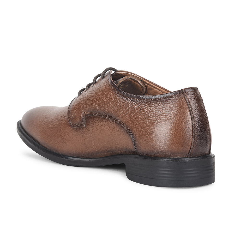 Fortune by Liberty Men LOM-65 Tan Formal Lacing Derby Shoes