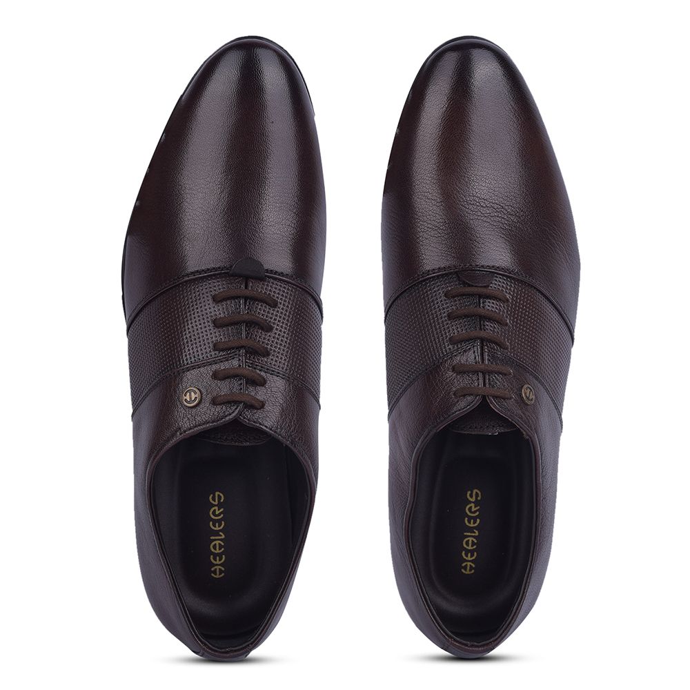 Healers By Liberty Men OSL-1 D.Brown Formal Lacing Shoes