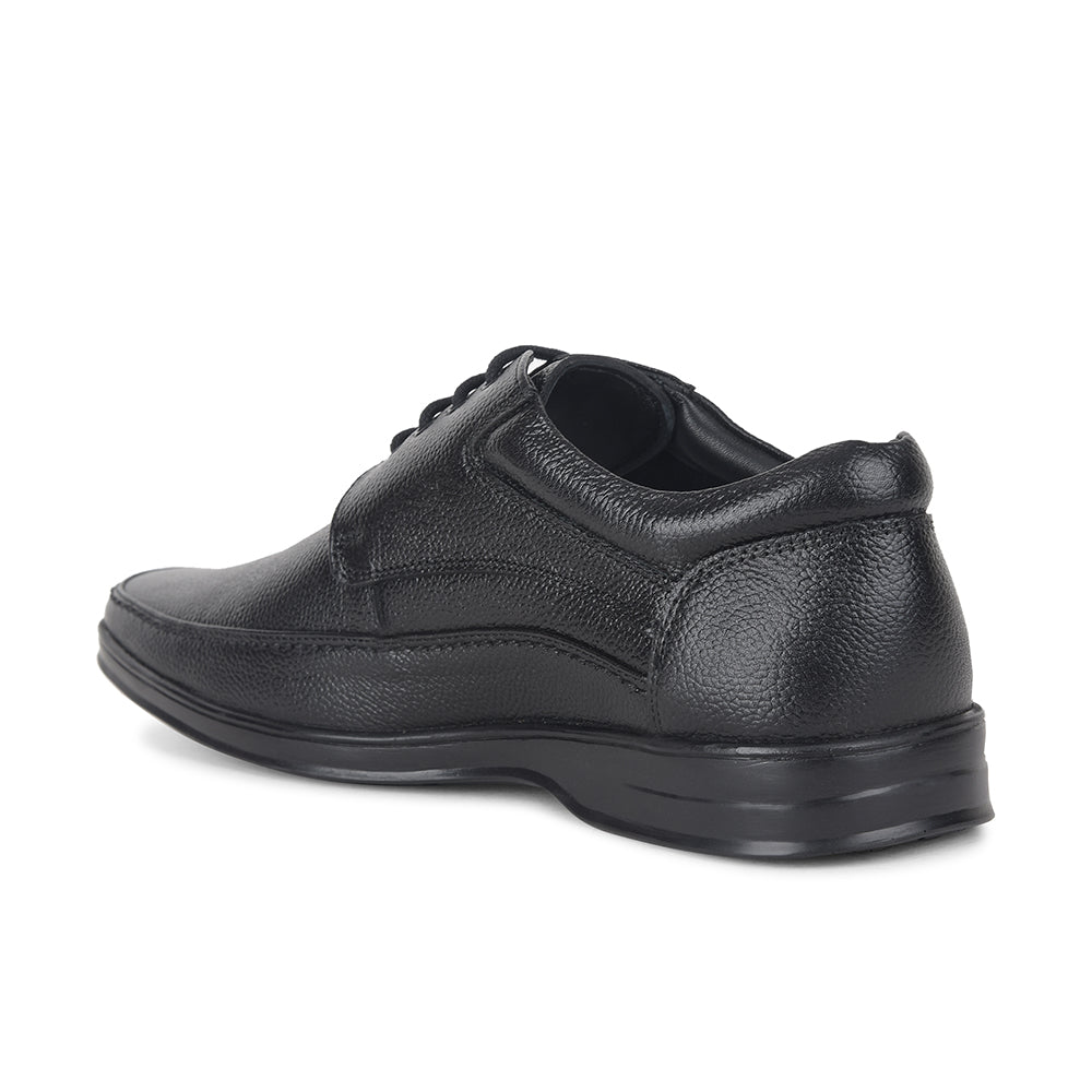 Fortune by Liberty Men LOM-62 Black Formal Lacing Derby Shoes