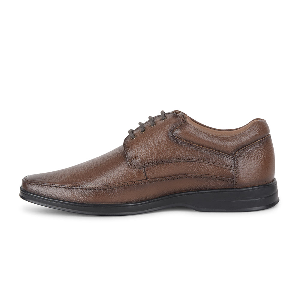 Fortune by Liberty Men LOM-62 Tan Formal Lacing Derby Shoes