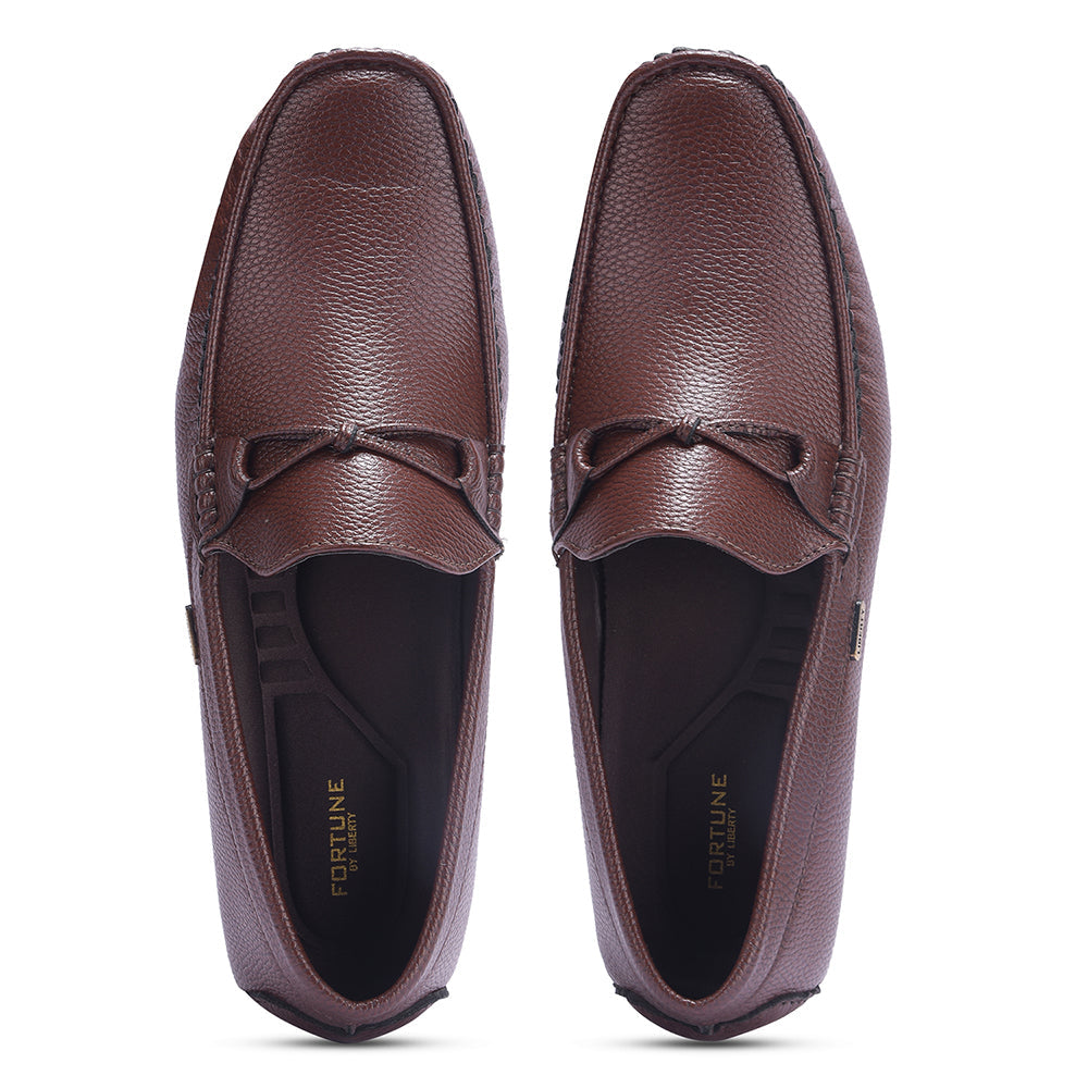 Fortune Formal Brown Loafers For Men AVL-5 By Liberty