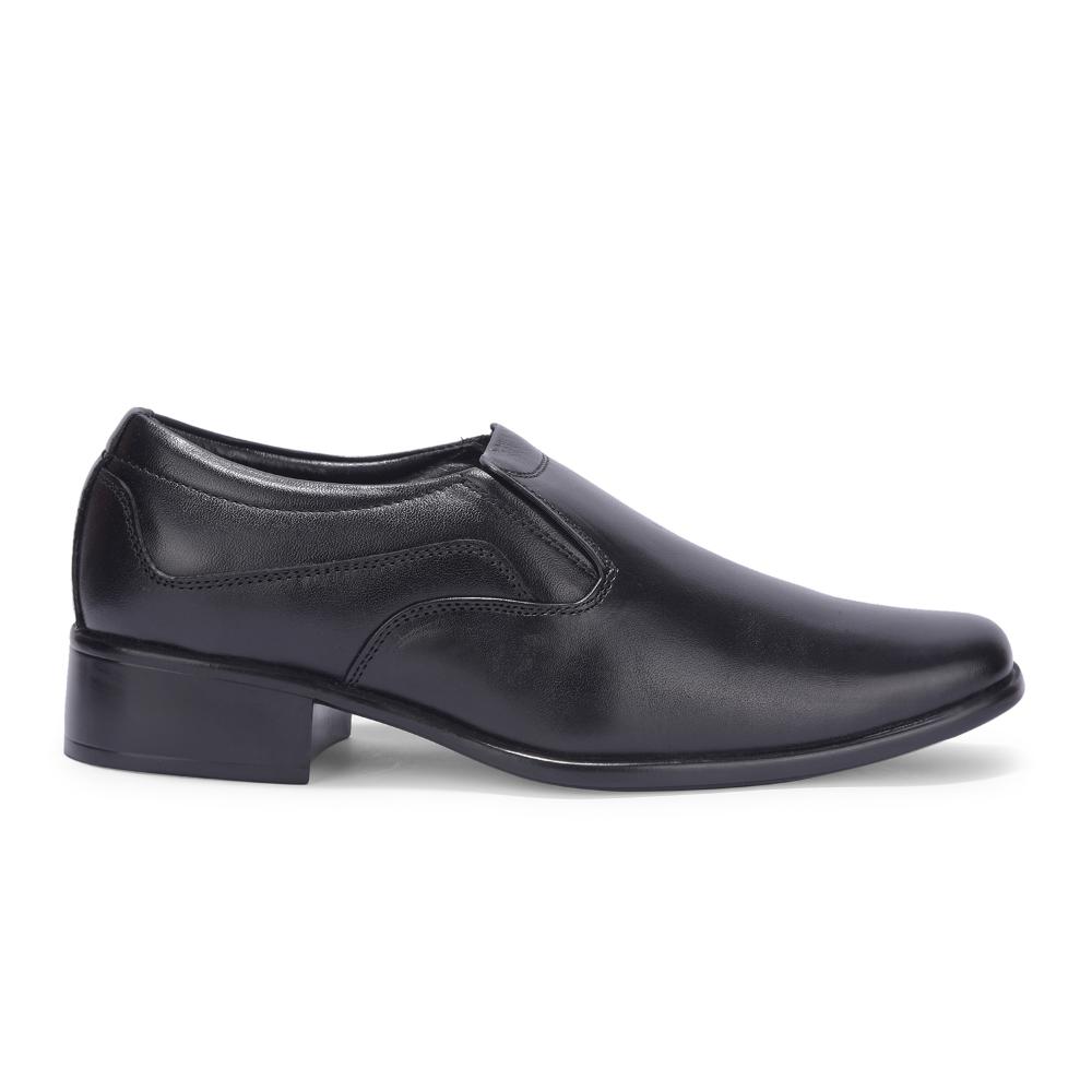 Fortune By Liberty Men HIL-4 Black Formal Non Lacing Shoes