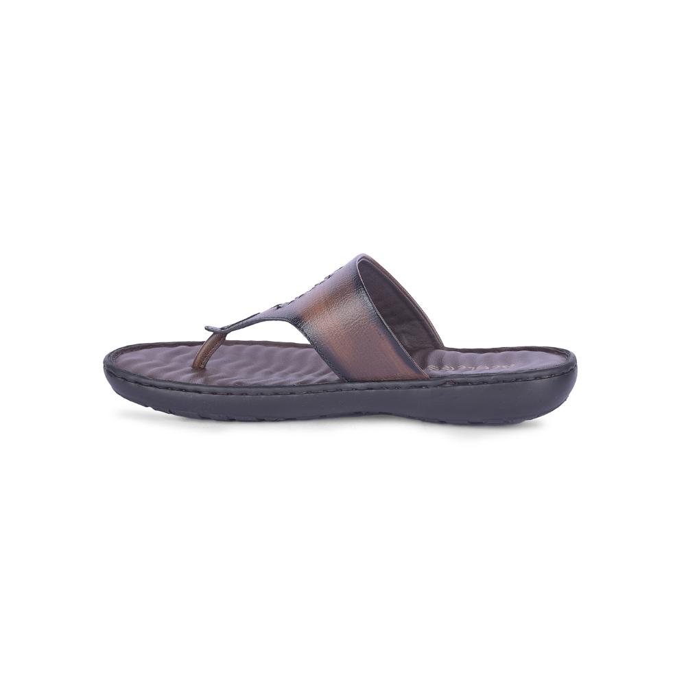 Healers Casual Brown Slipper For Men MSL-4 By Liberty