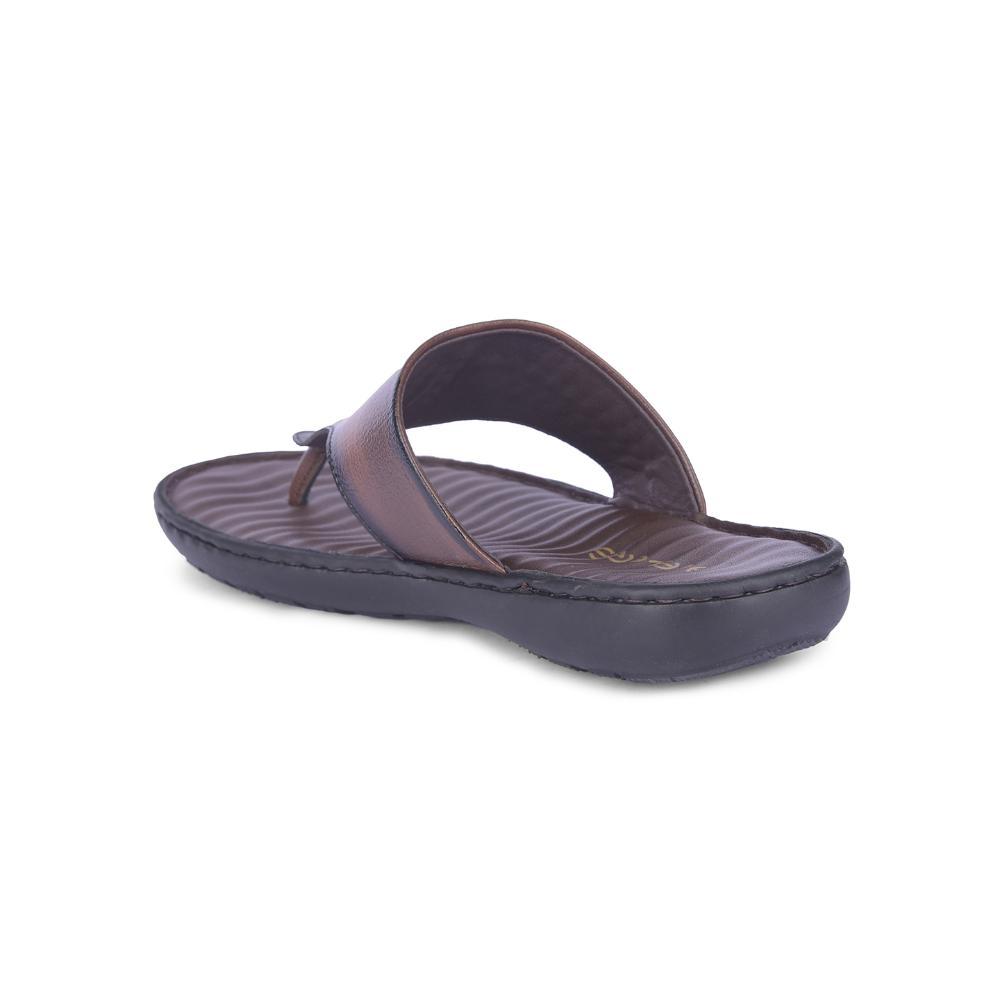 Healers Casual Brown Slipper For Men MSL-4 By Liberty