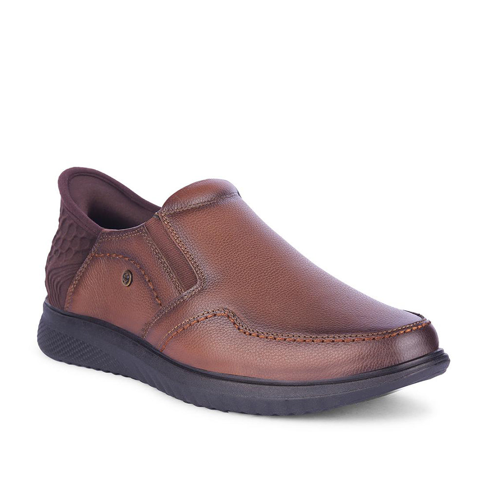 Healers By Liberty Mens UVI-25 Brown Formal Non Lacing Shoes