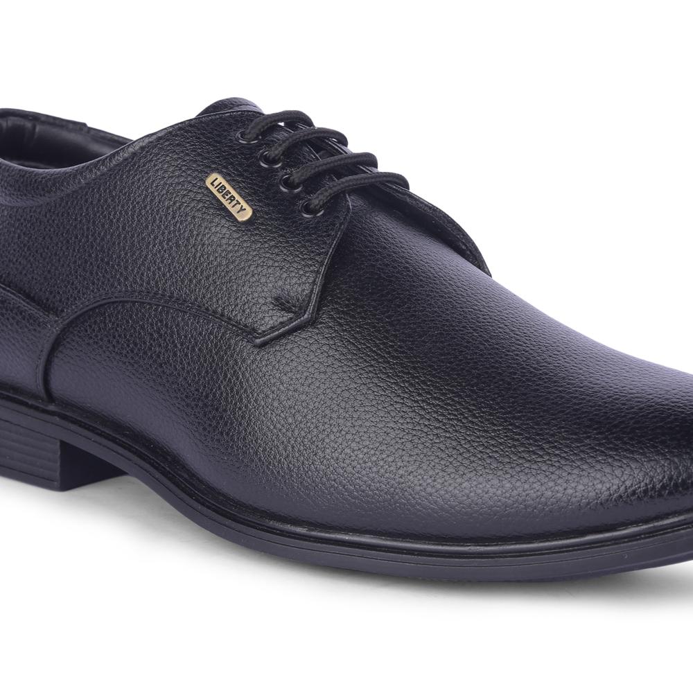 Fortune By Liberty Mens HIL-5 Black Formal Lacing Shoes