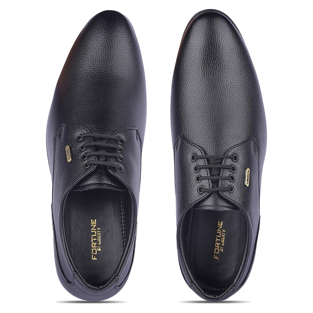 Fortune By Liberty Mens HIL-5 Black Formal Lacing Shoes