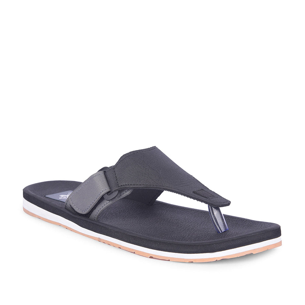 A-HA Casual Black Flip Flop For Men ANCO-1 By Liberty