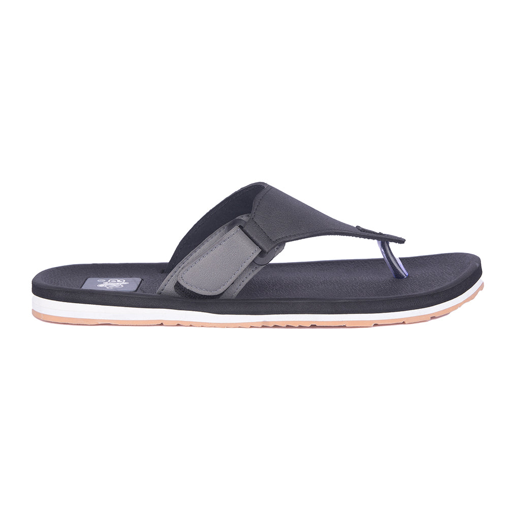 A-HA Casual Black Flip Flop For Men ANCO-1 By Liberty