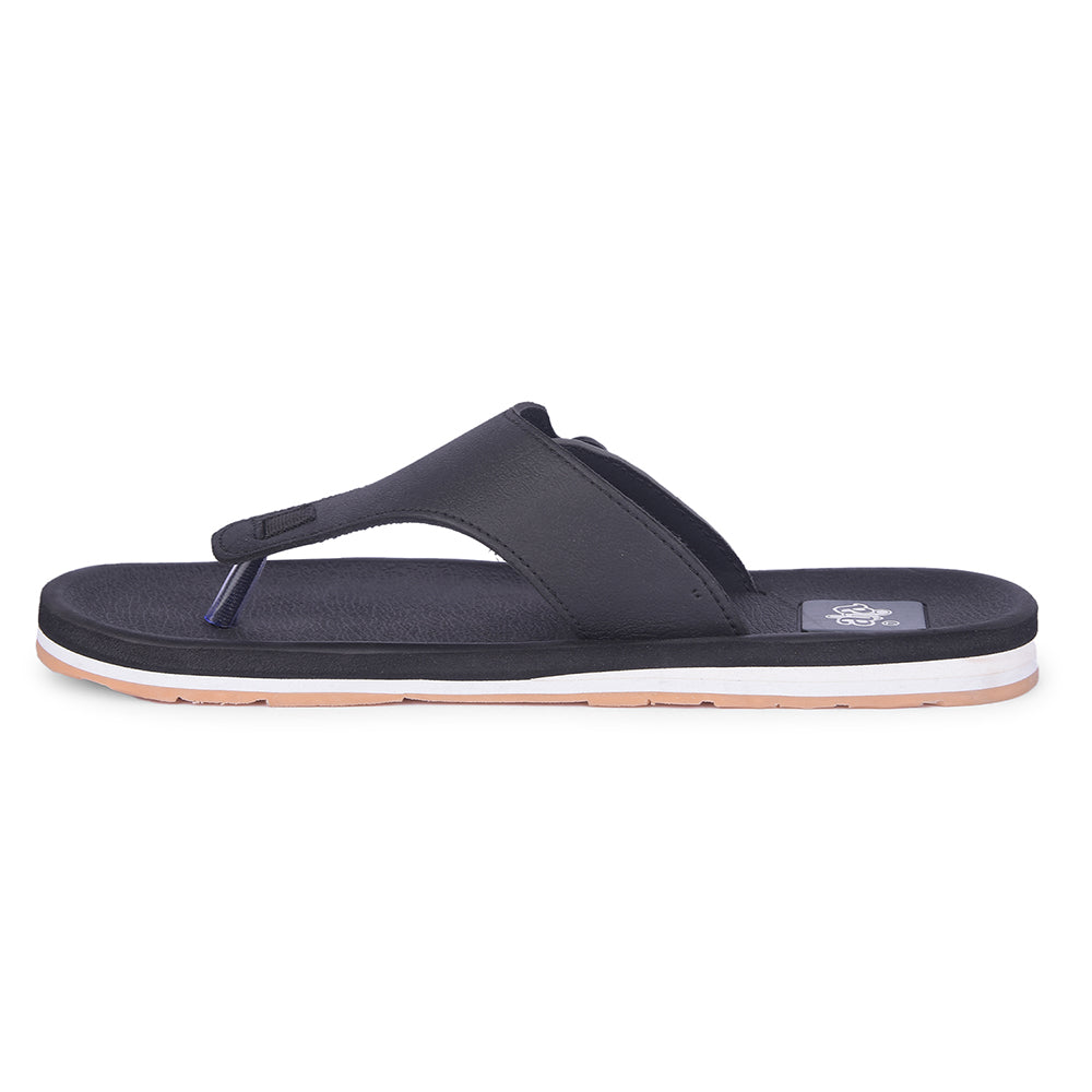 A-HA Casual Black Flip Flop For Men ANCO-1 By Liberty