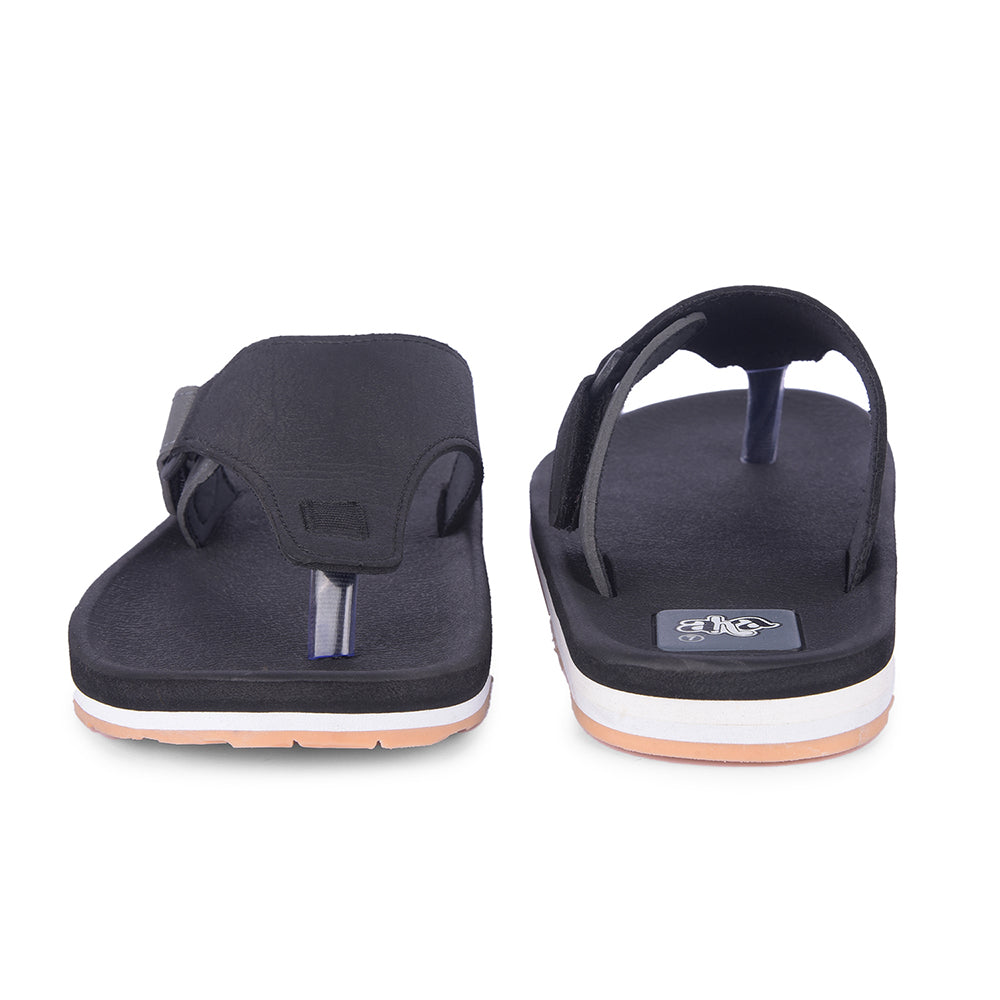 A-HA Casual Black Flip Flop For Men ANCO-1 By Liberty