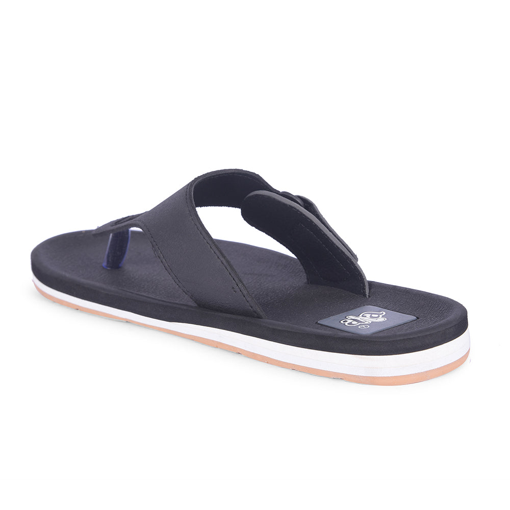 A-HA Casual Black Flip Flop For Men ANCO-1 By Liberty