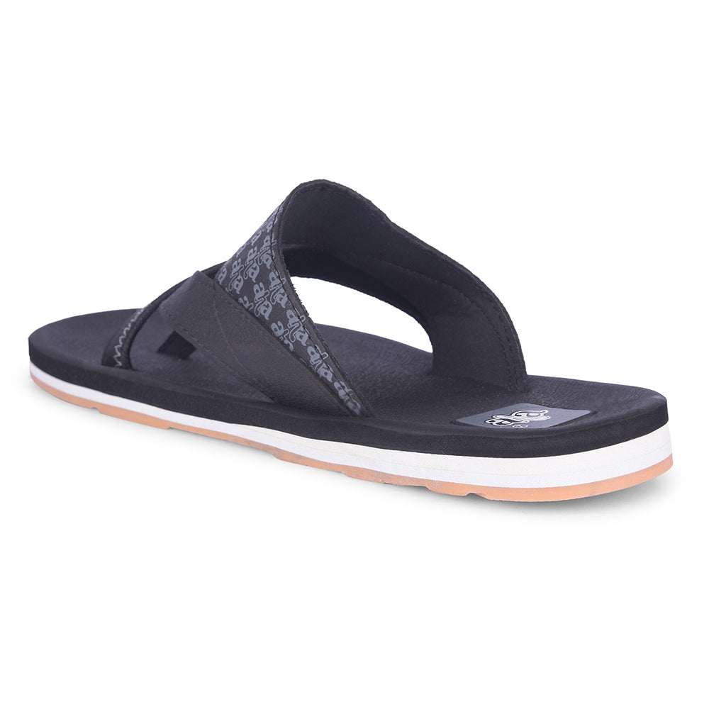 A-HA Casual Black Flip Flop For Men ANCO-2 By Liberty