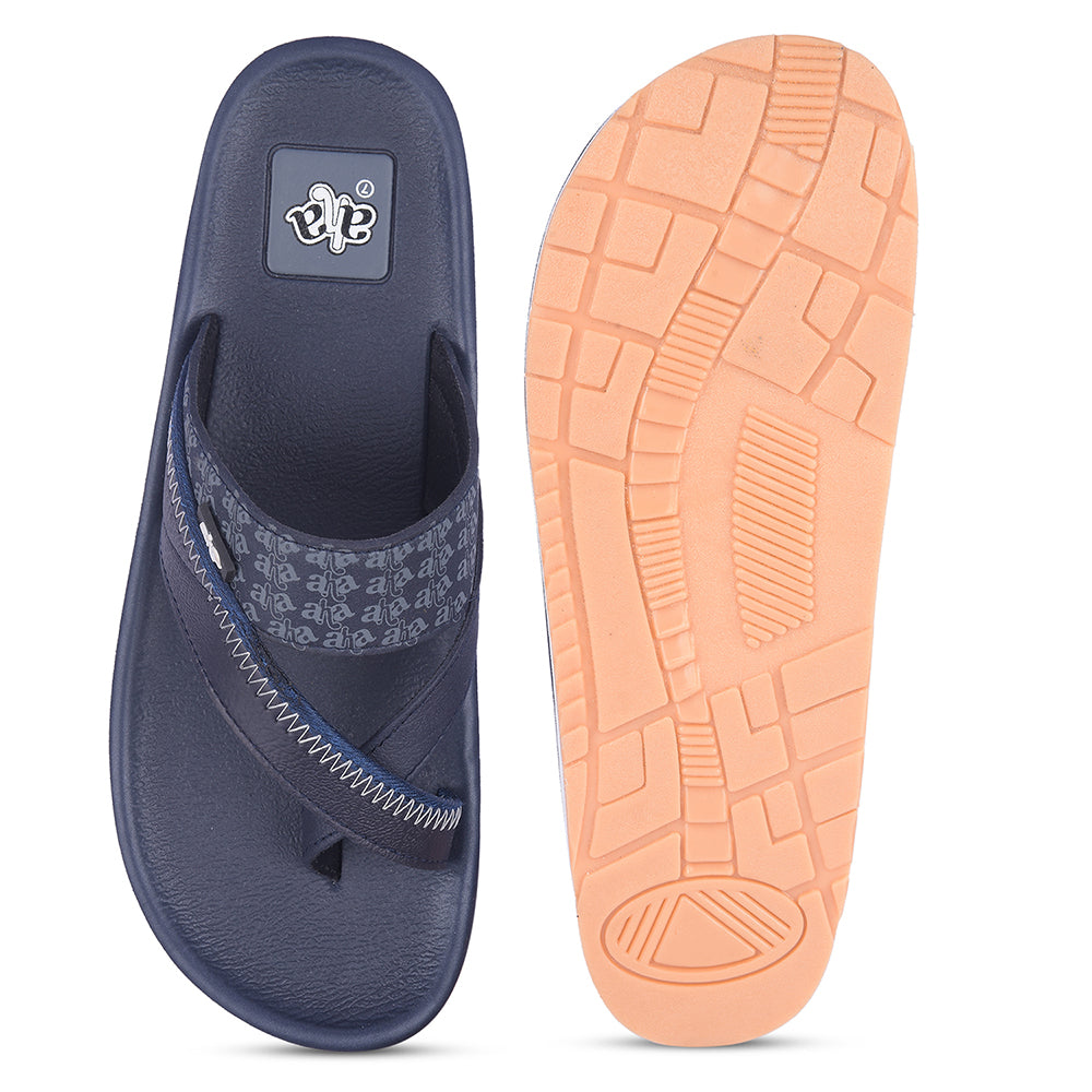 A-HA Casual Navy Blue Flip Flop For Men ANCO-2 By Liberty