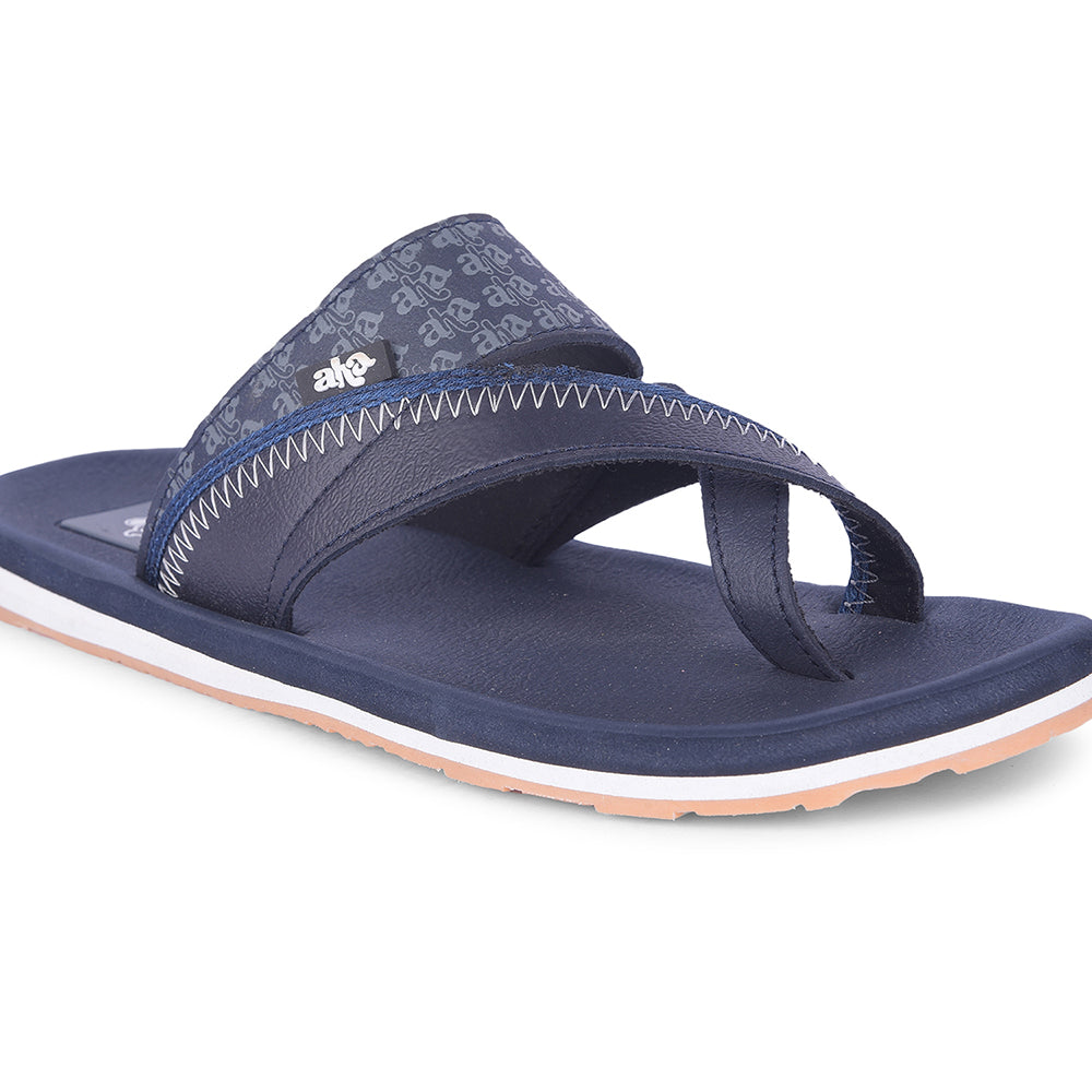 A-HA Casual Navy Blue Flip Flop For Men ANCO-2 By Liberty