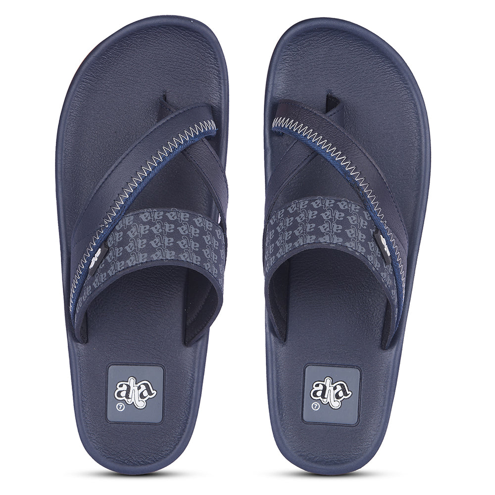 A-HA Casual Navy Blue Flip Flop For Men ANCO-2 By Liberty