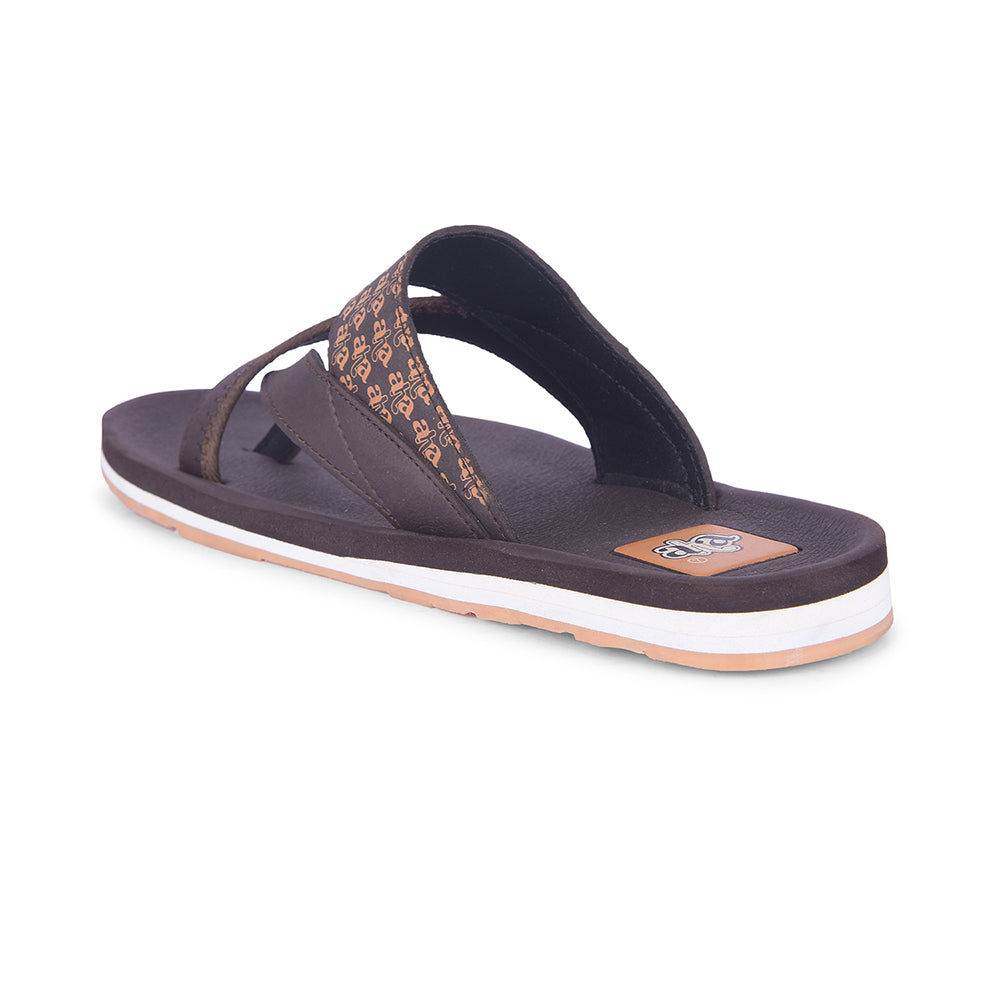 A-HA Casual Dark Brown Flip Flop For Men ANCO-2 By Liberty