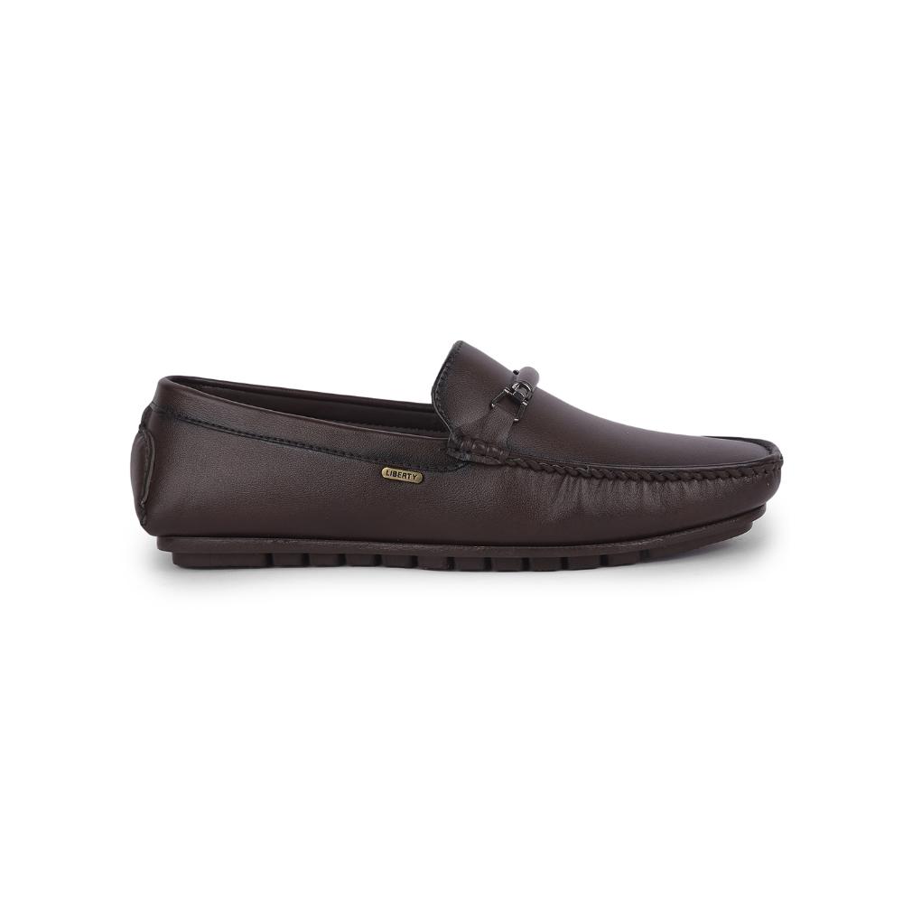 Fortune By Liberty Mens VCL-17 Brown  Formal Loafers