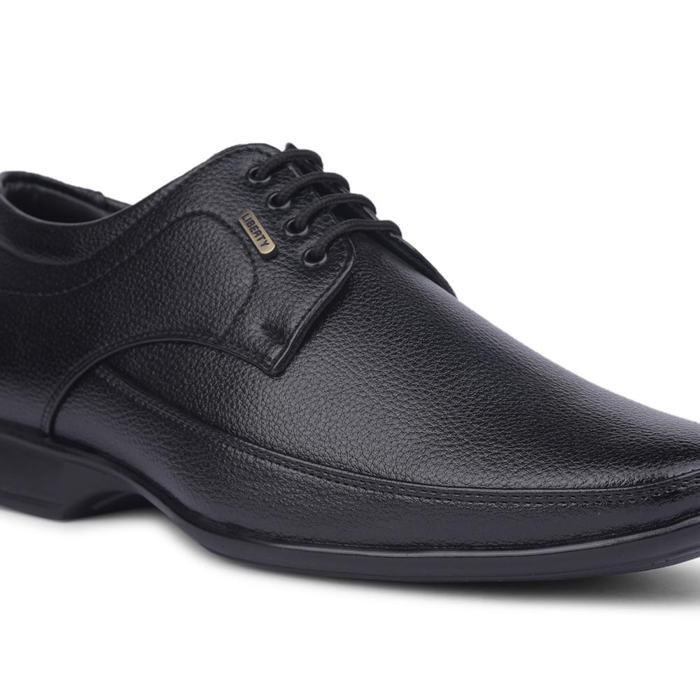 Fortune By Liberty Mens HIL-7 Black Formal Lacing Shoes