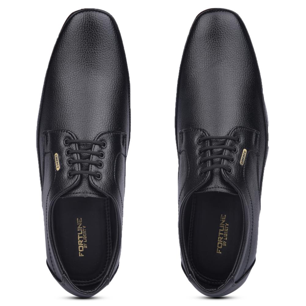 Fortune By Liberty Mens HIL-7 Black Formal Lacing Shoes