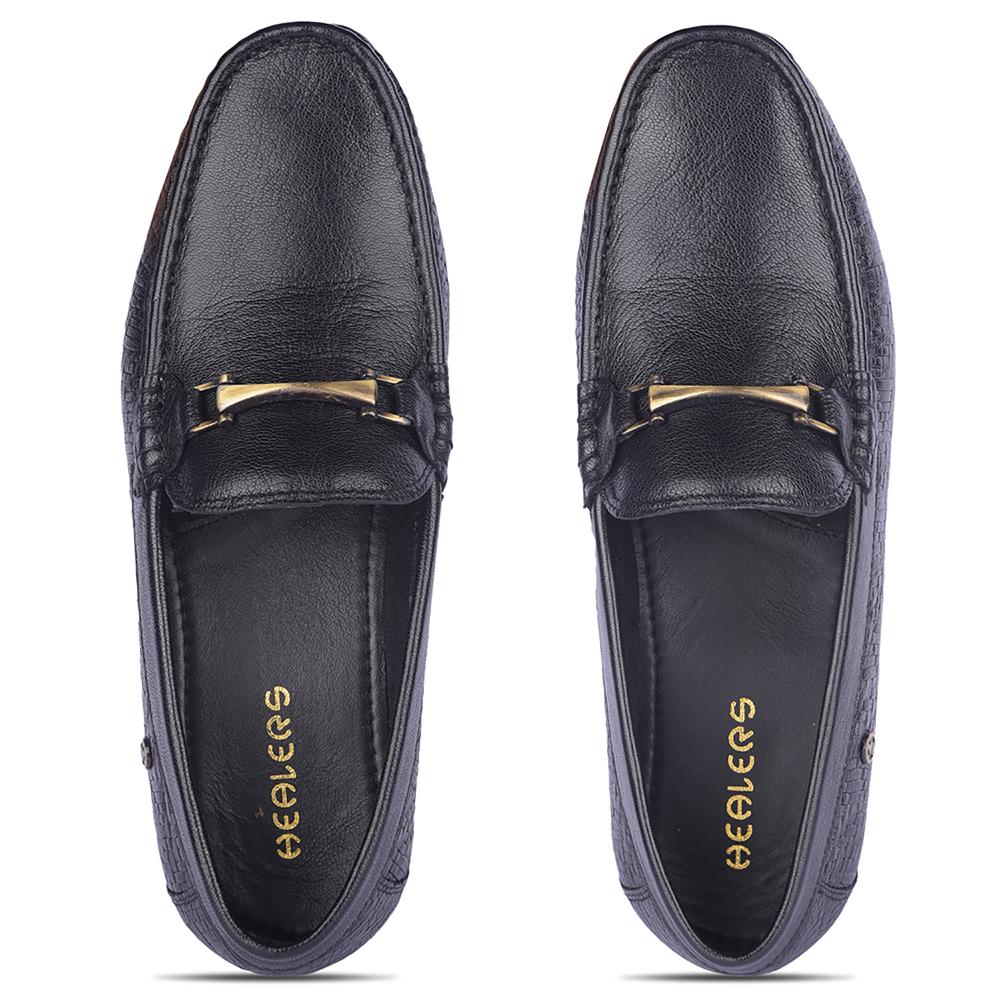 Healers By Liberty Mens OSL-49 Black Formal Loafers