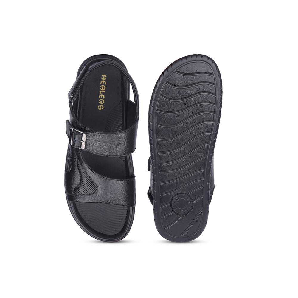 Healers By Liberty Mens OSL-51 Black Casual Sandal