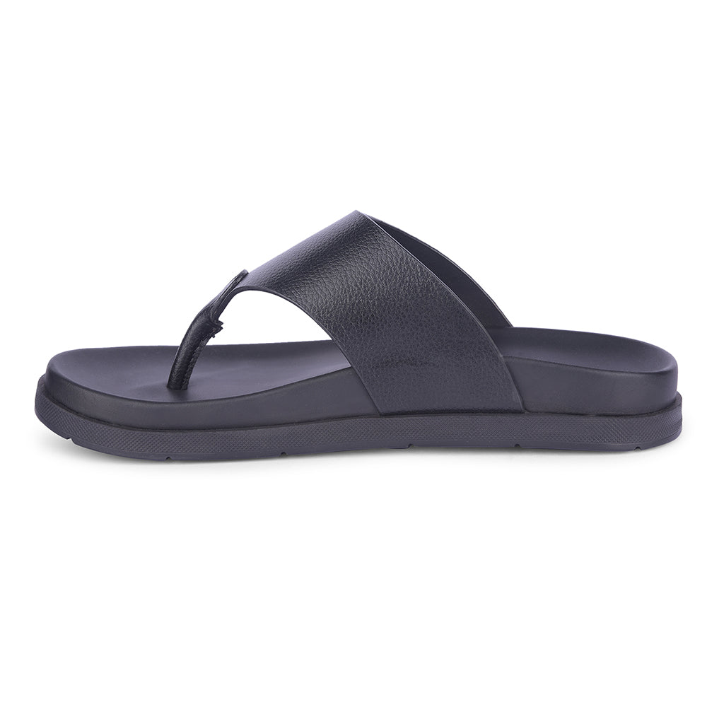 Healers Casual Black Slipper For Men MSL-3 By Liberty