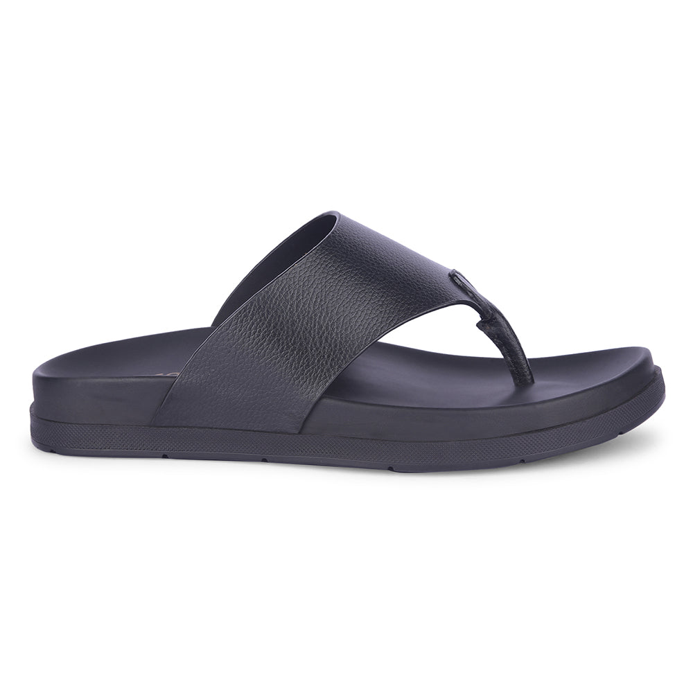 Healers Casual Black Slipper For Men MSL-3 By Liberty