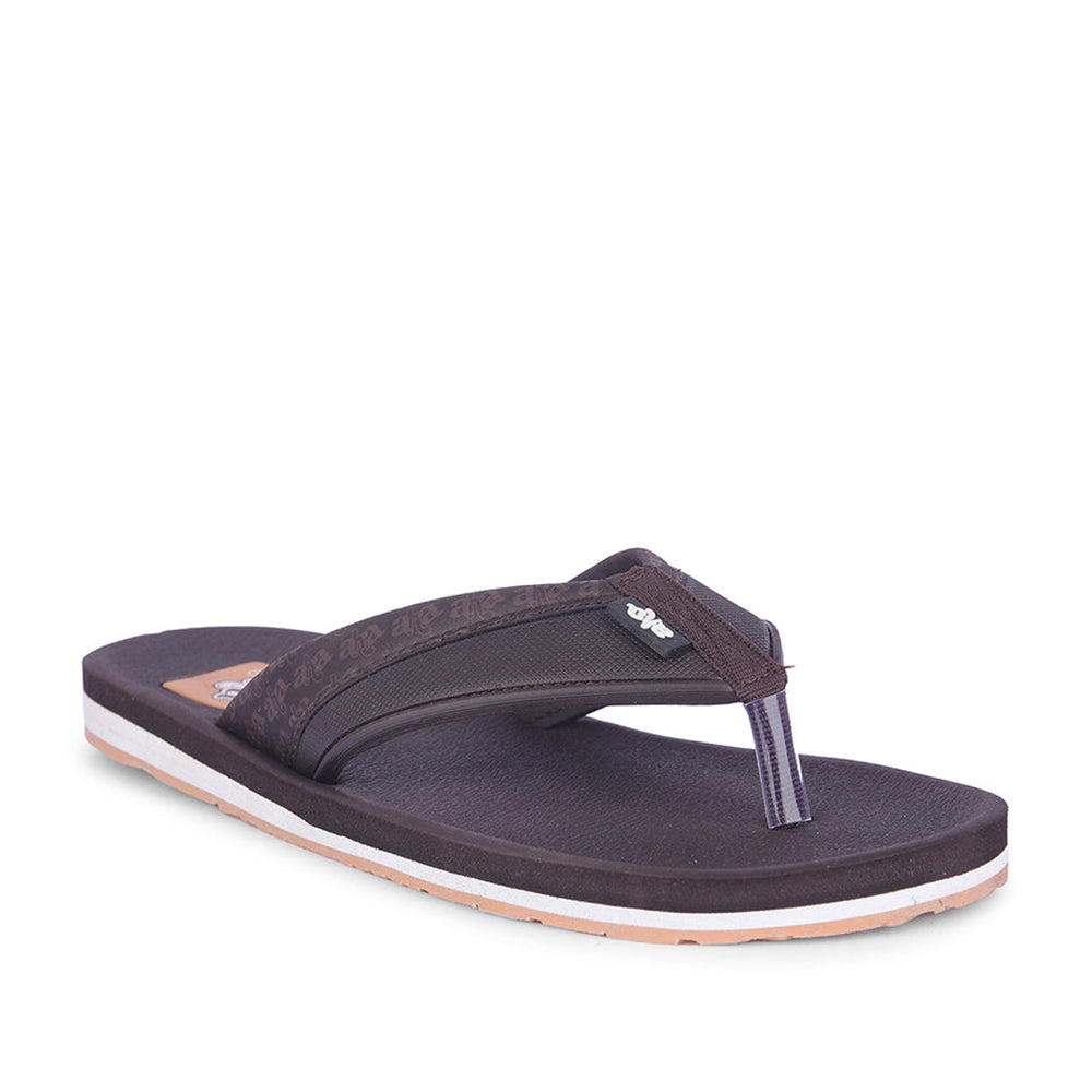 A-HA Casual Brown Flip Flop For Men ANCO-3 By Liberty