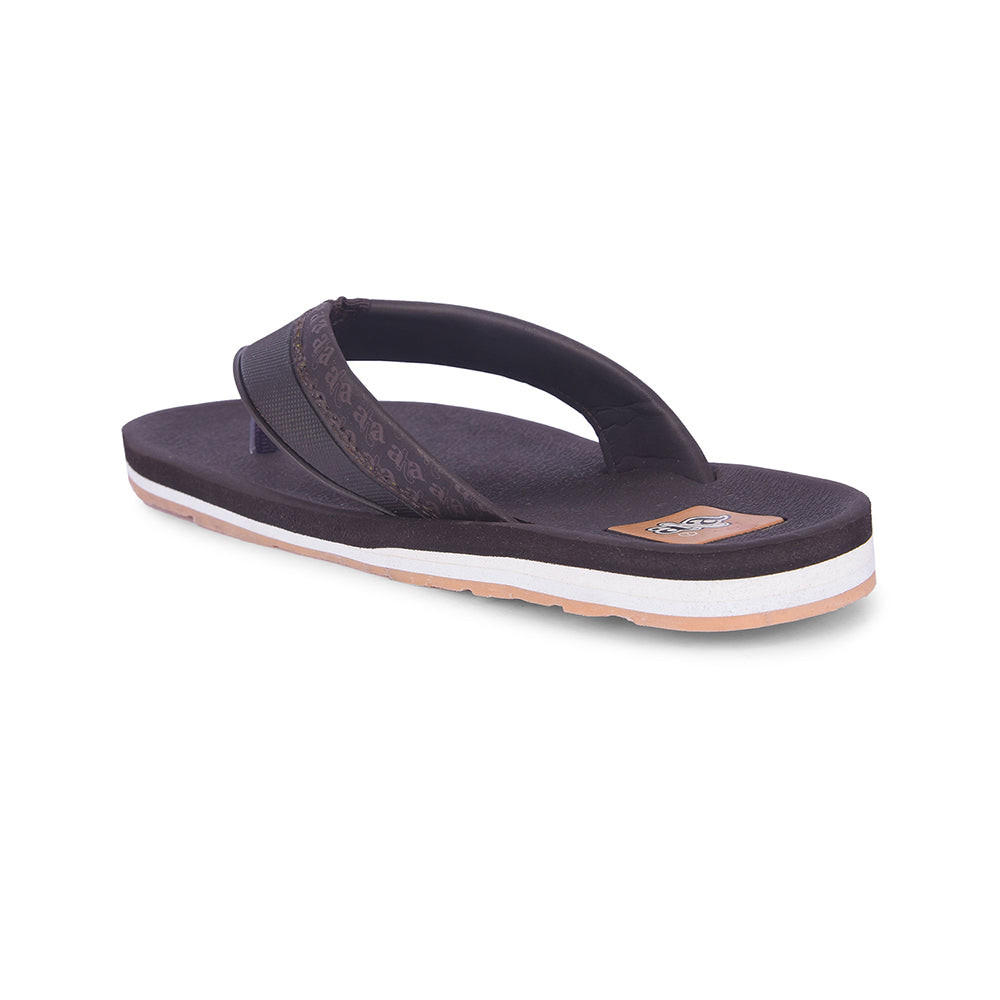 A-HA Casual Brown Flip Flop For Men ANCO-3 By Liberty