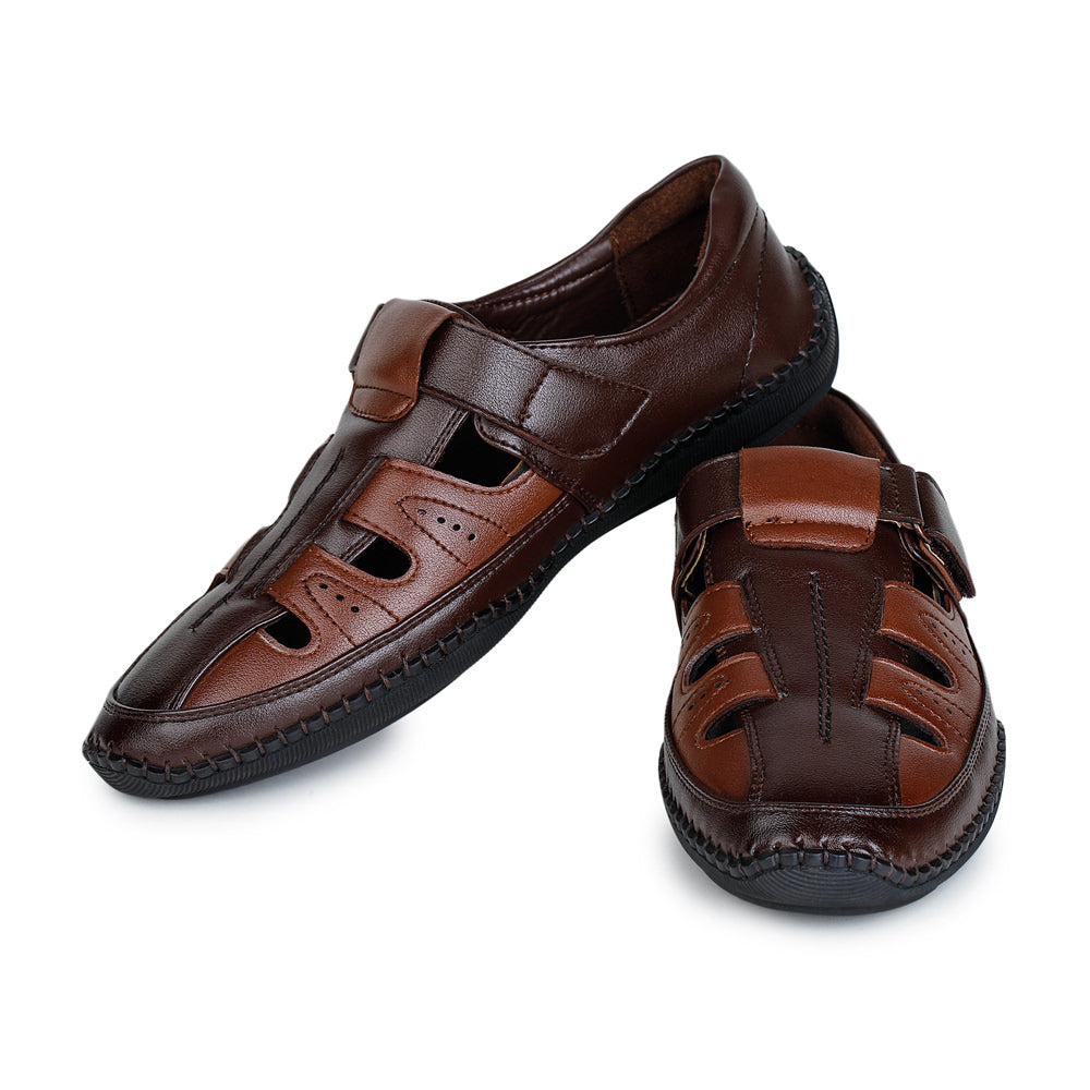 Coolers Formal (Brown) Sandals For Men BM-6N By Liberty