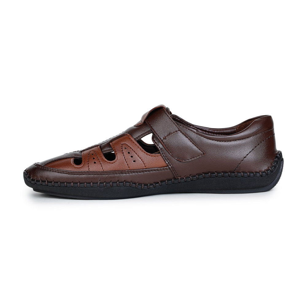 Coolers Formal (Brown) Sandals For Men BM-6N By Liberty