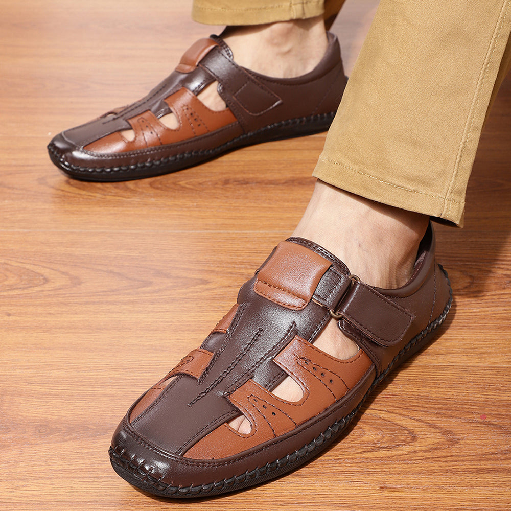 Coolers Formal (Brown) Sandals For Men BM-6N By Liberty