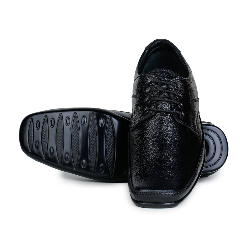 Fortune (Black) Derby Shoes For Men HOL-12 By Liberty