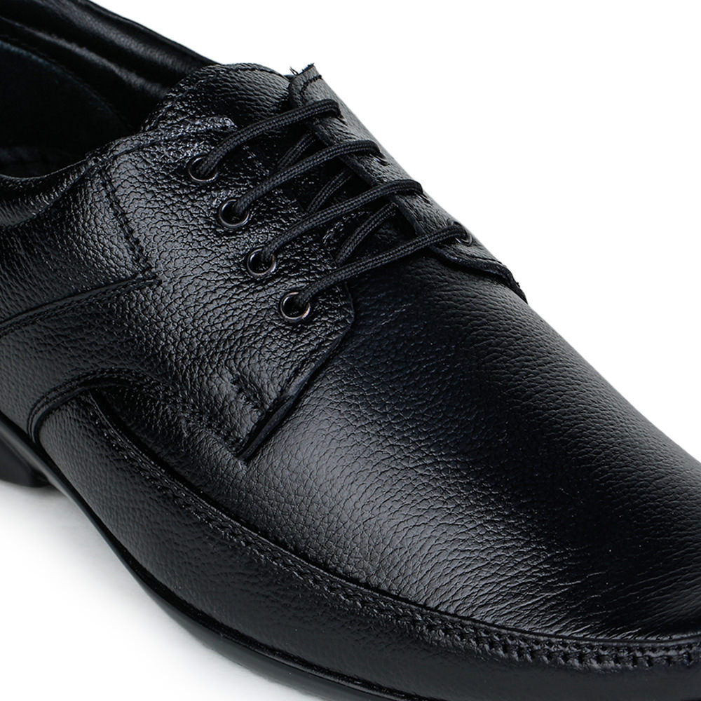 Fortune (Black) Derby Shoes For Men HOL-12 By Liberty