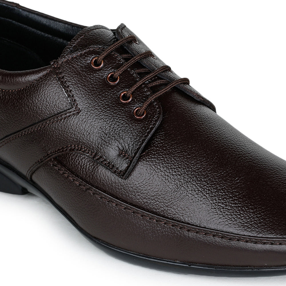 Fortune (Brown) Derby Shoes For Men HOL-12 By Liberty