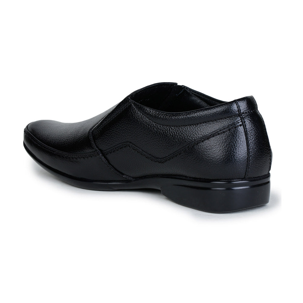 Fortune (Black) Classic Loafer Shoes For Men HOL-11 By Liberty