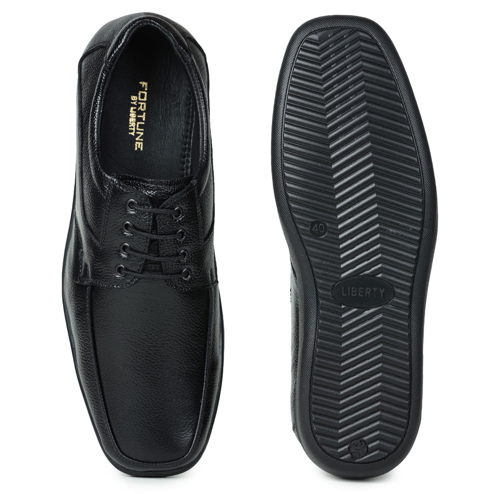 Fortune (Black) Classic Oxford Shoes For Men HOL-21 By Liberty