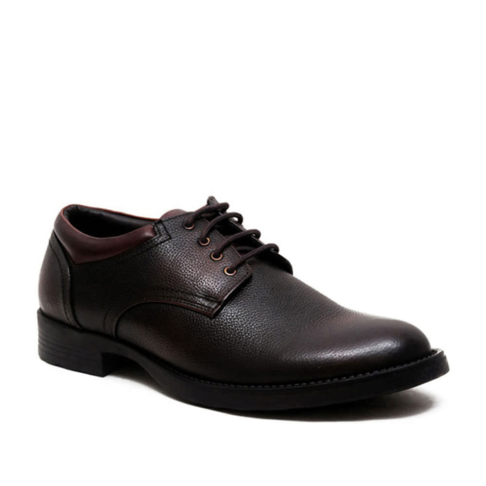 Healers Formal Brown Lace-Up Derby Shoes For Men GAS-C17 By Liberty