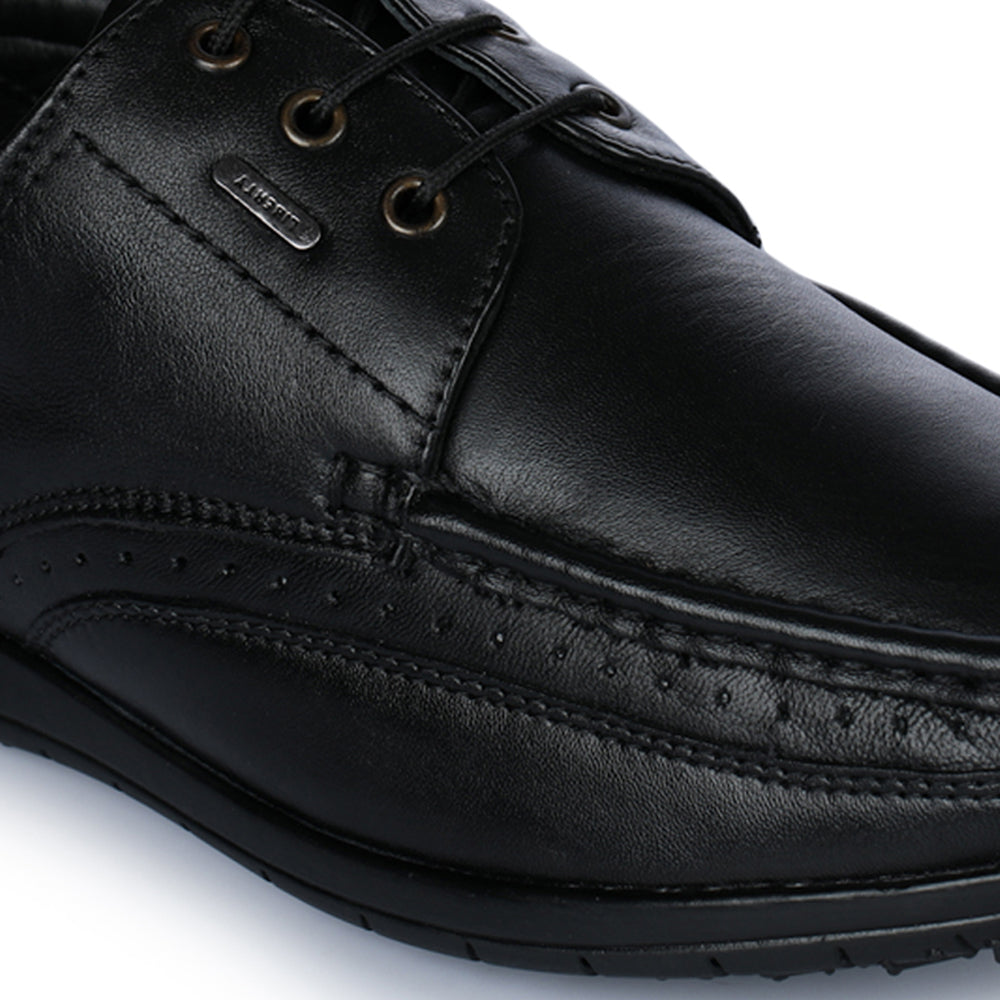 Healers Formal (Black) Lace-Up Shoes For Men FL-1414 By Liberty