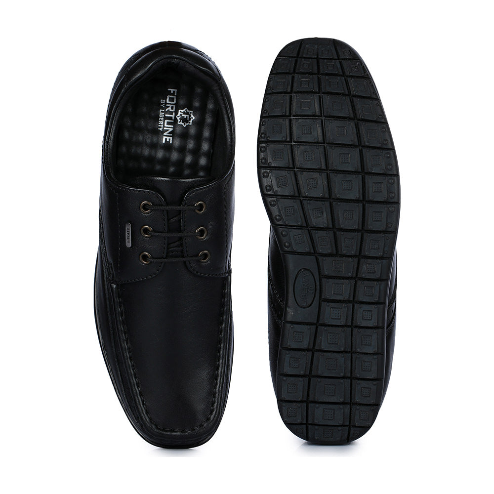 Healers Formal (Black) Lace-Up Shoes For Men FL-1414 By Liberty