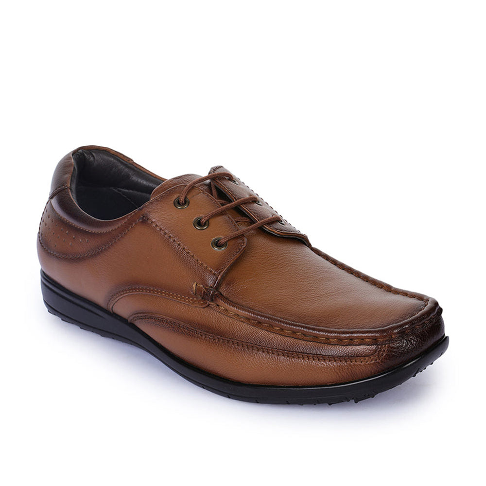 Healers Formal (Tan) Lace-Up Shoes For Men FL-1414 By Liberty