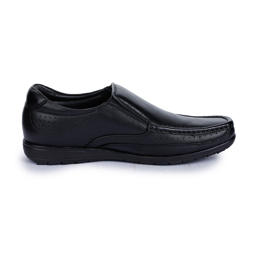 Healers Formal (Black) Slip-On Loafers Shoes For Men FL-1415 By Liberty