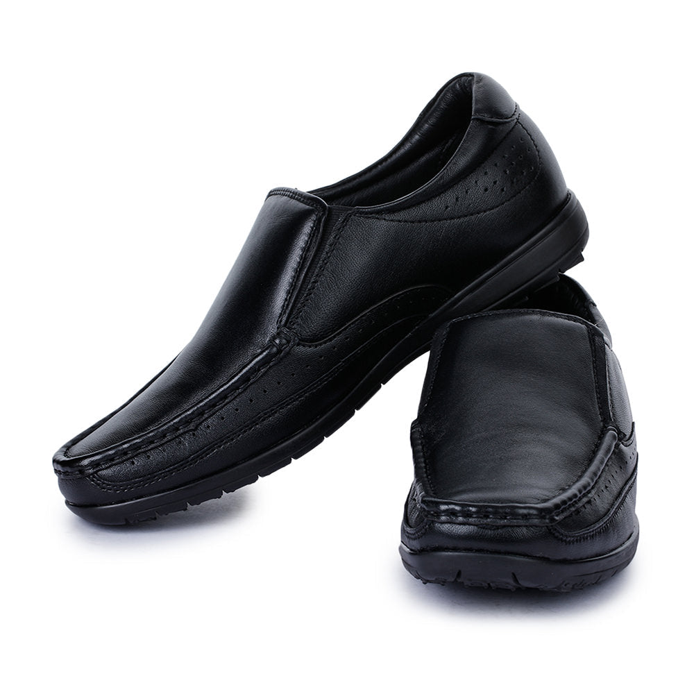 Healers Formal (Black) Slip-On Loafers Shoes For Men FL-1415 By Liberty