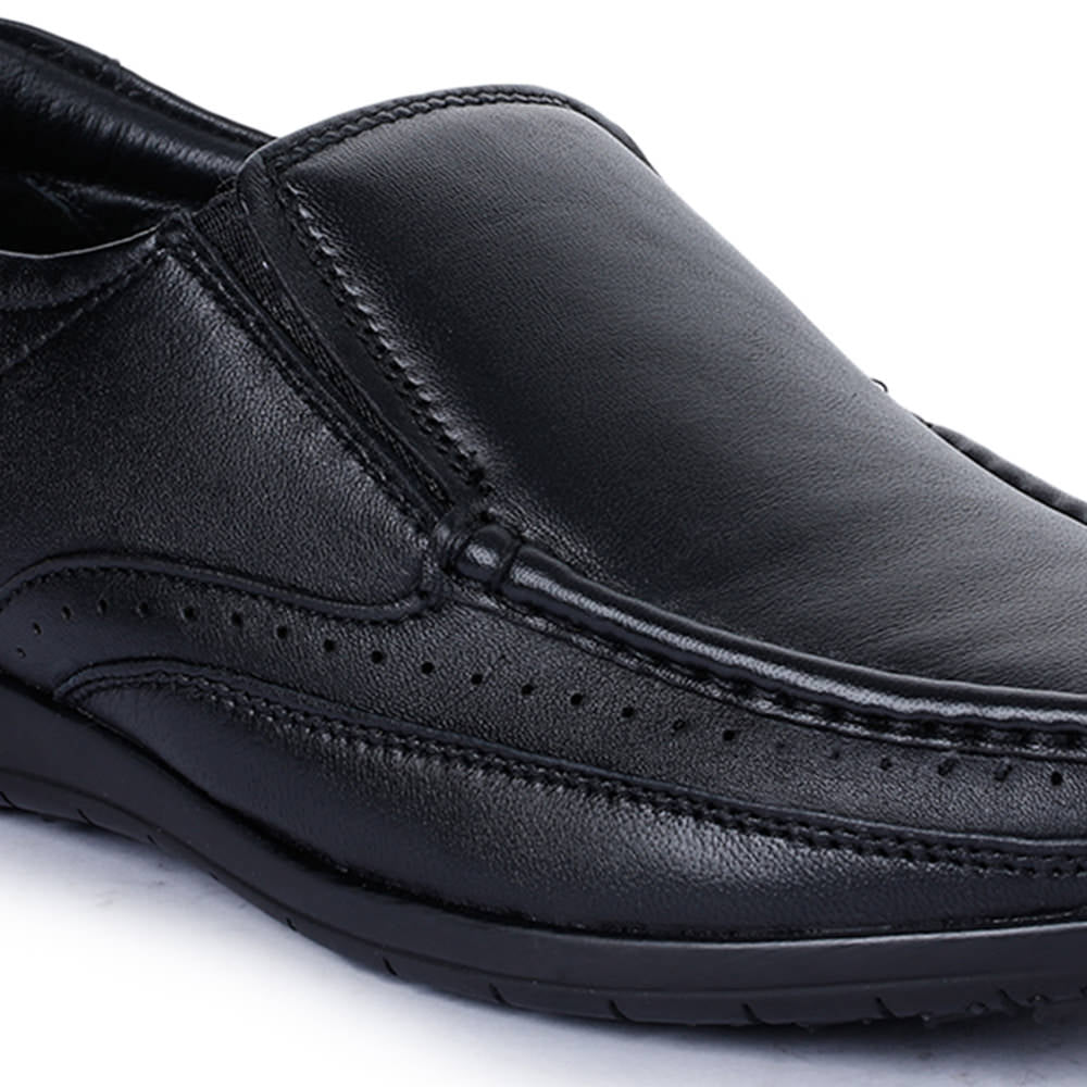 Healers Formal (Black) Slip-On Loafers Shoes For Men FL-1415 By Liberty