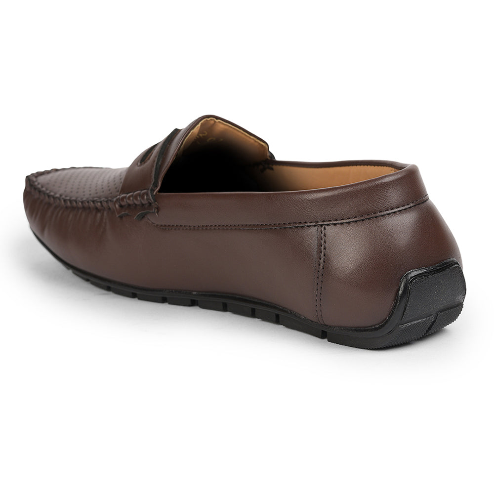 Fortune (Brown) Penny Loafer Shoes For Men Fdy-22 By Liberty